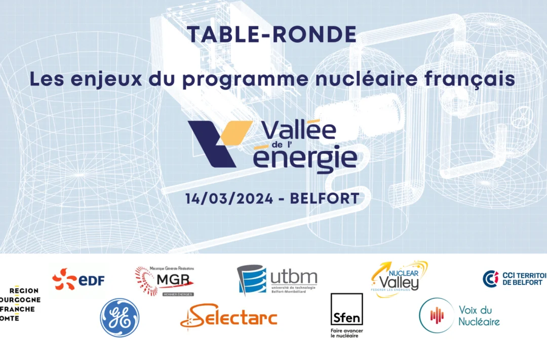Table-ronde “Les enjeux du programme nucléaire français” le 14 mars 2024 à Belfort