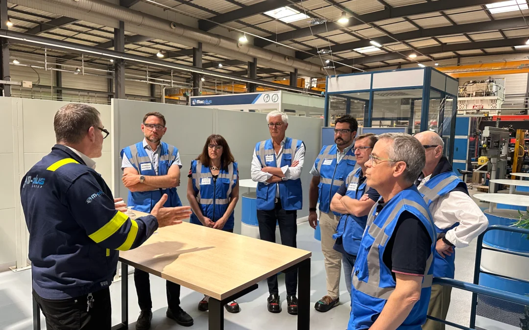 Les adhérents VdE en visite chez M-PLUS pour parler Lean Manufacturing