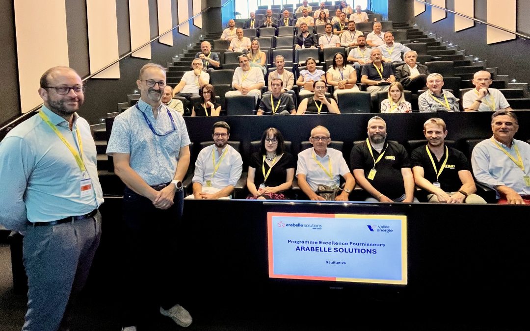 Participants au programme Excellence Fournisseurs d'Arabelle Solutions et de la Vallée de l'Énergie, le 9 juillet 2026